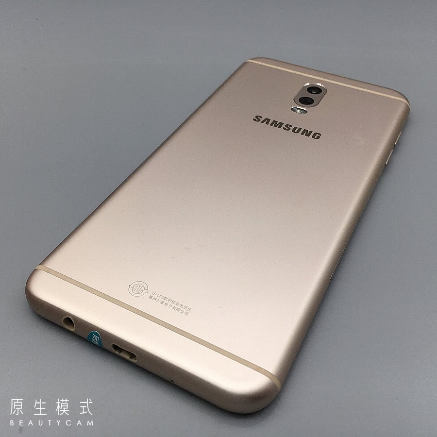 三星【三星galaxy c8】全网通 金色 64g 国行 9成新