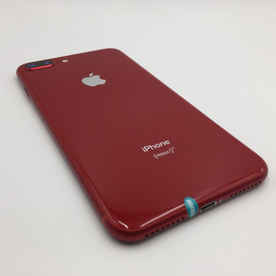 苹果【iphone 8 plus】全网通 红色 64g 国行 9成新 64g 真机实拍