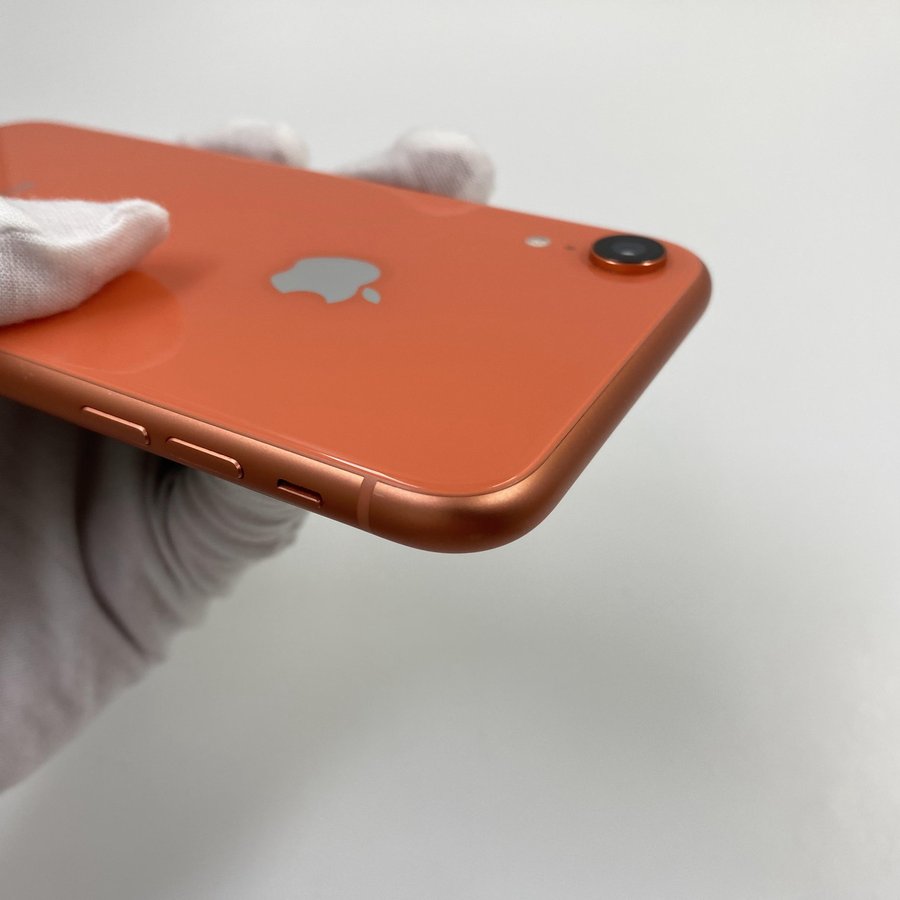 苹果【iphone xr】4g全网通 珊瑚色 64g 国行 9成新 真机实拍