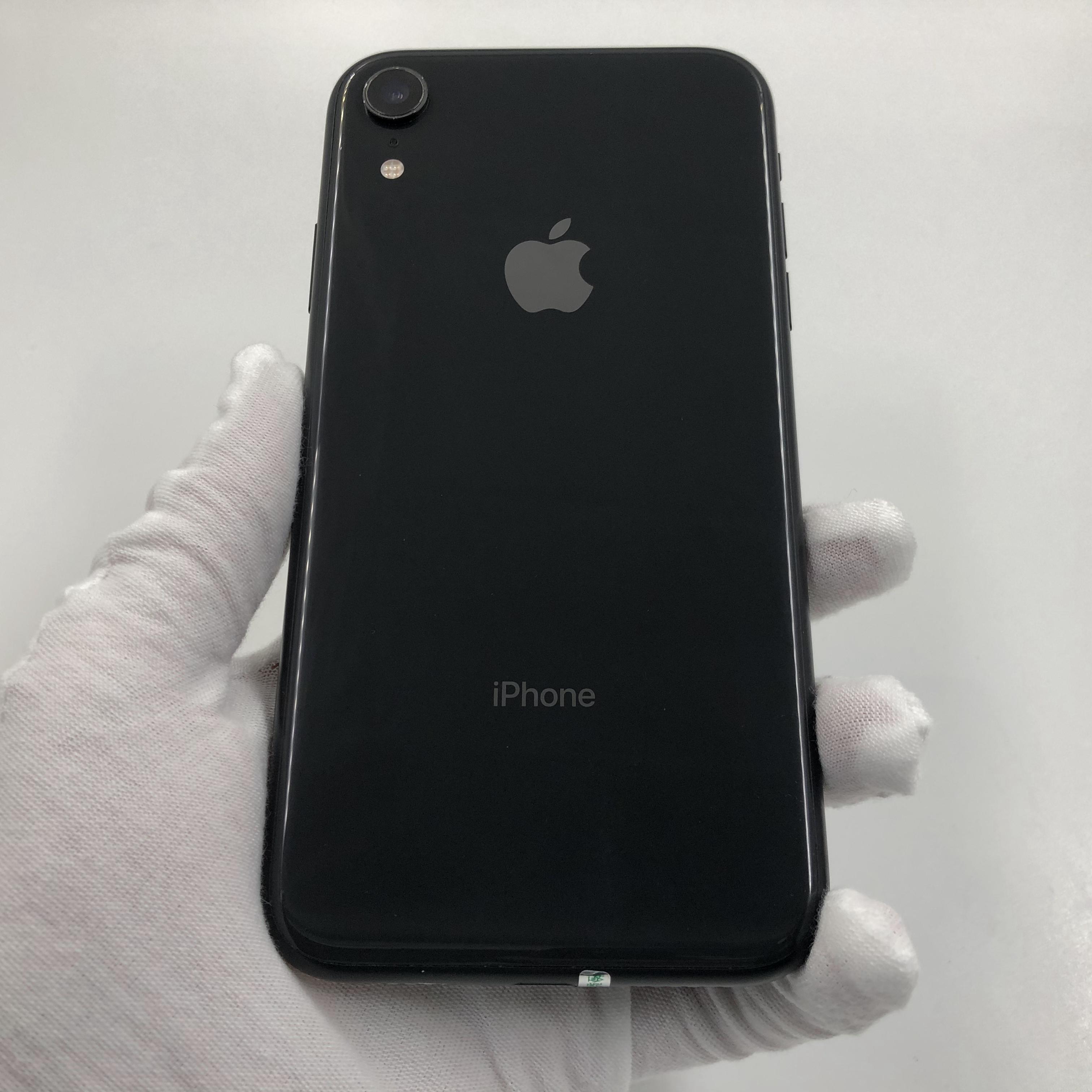 苹果【iphone xr】4g全网通 黑色 64g 国行 8成新 真机实拍