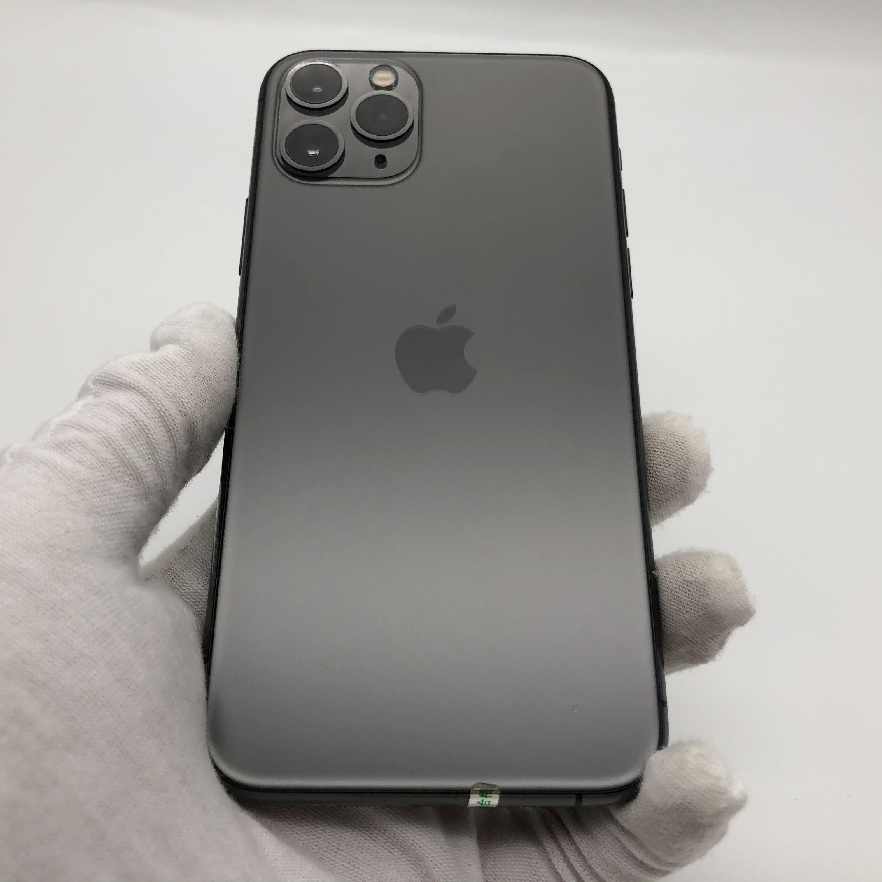 苹果【iphone 11 pro】4g全网通 深空灰 256g 国行 8成新 真机实拍