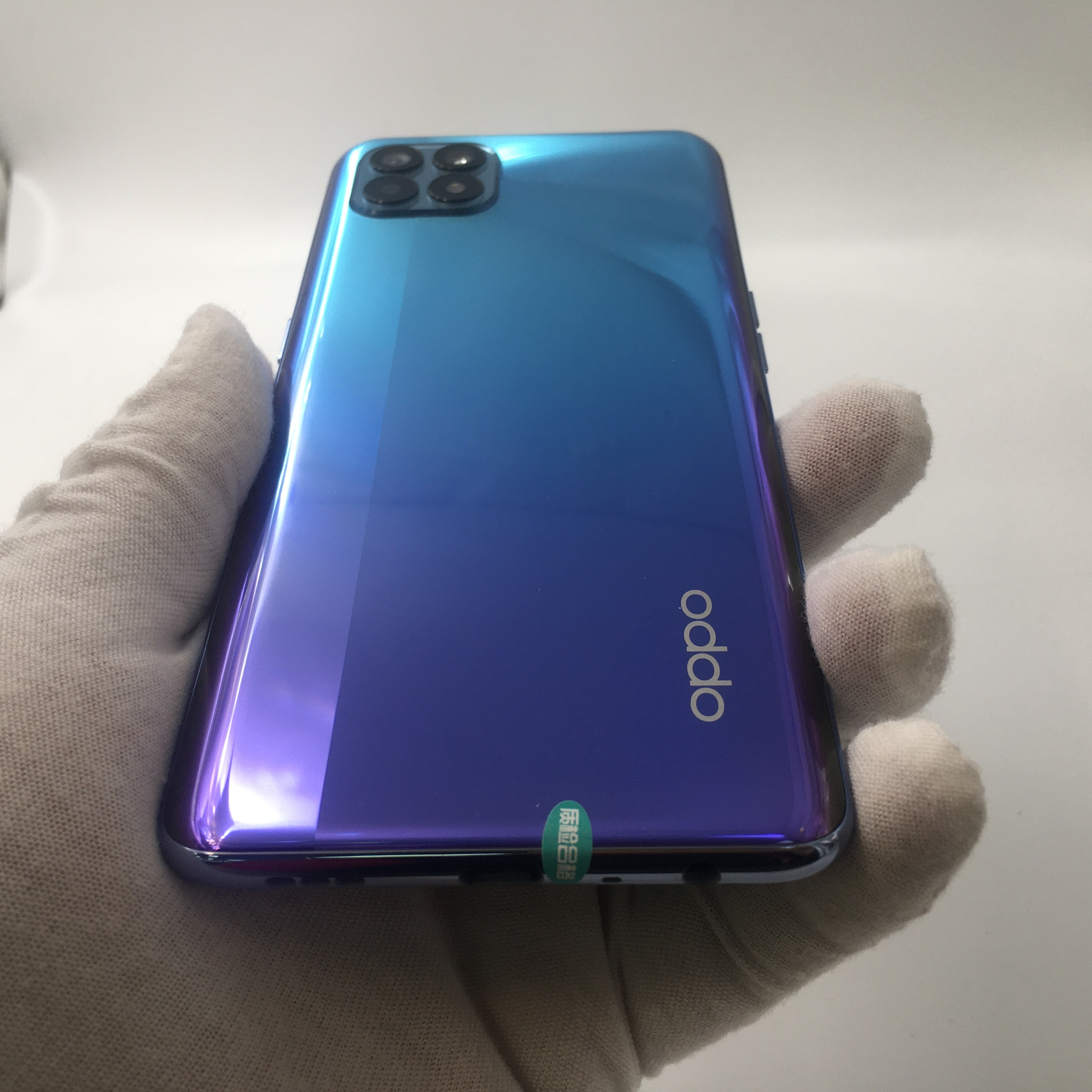 官方质检95成新 5g全网通 8g/128g 国行 超闪蓝 oppo reno4 se 5g