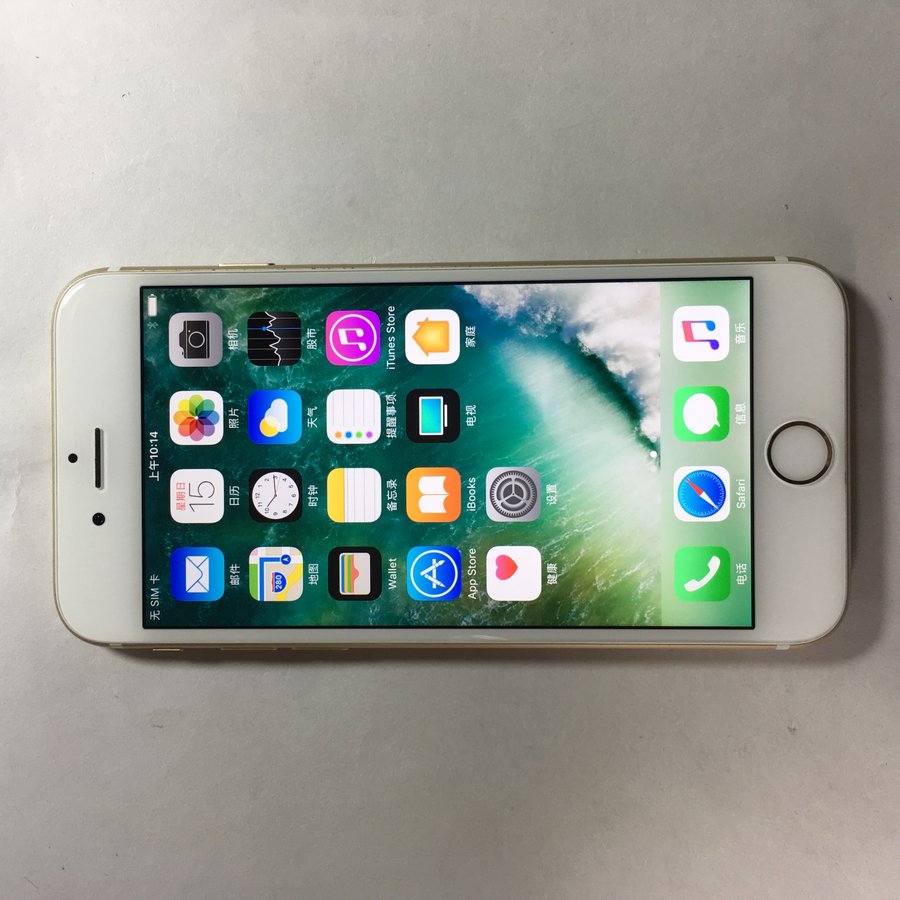 苹果【iphone 6s】 全网通 金色 16 g 国行 9成新 真机实拍 官保至