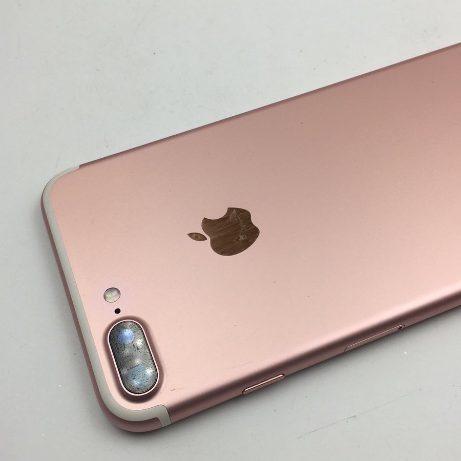 苹果iphone7plus全网通玫瑰金128g国行8成新