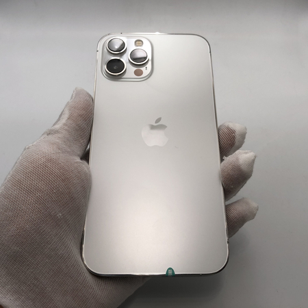 苹果【iphone 12 pro max】5g全网通 银色 256g 国行 9成新