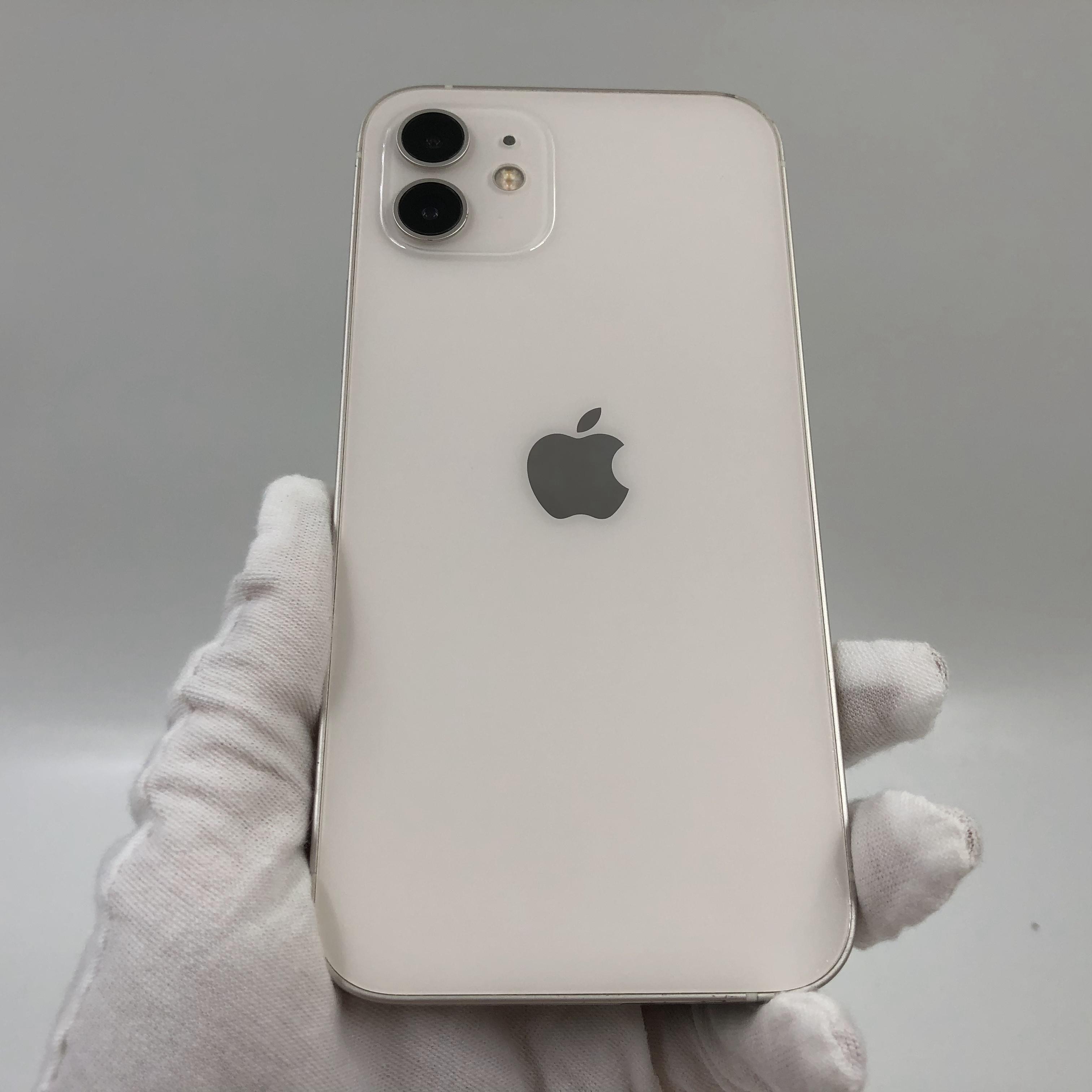 苹果【iphone 12】5g全网通 白色 128g 国行 9成新 真机实拍