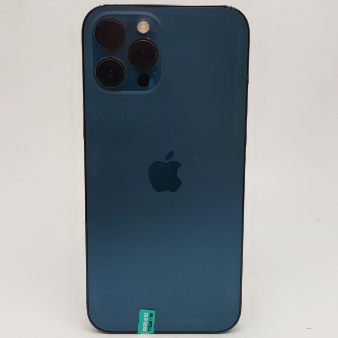 苹果【iPhone 12 Pro Max】5G全网通 海蓝色 128G 国行 9成新 