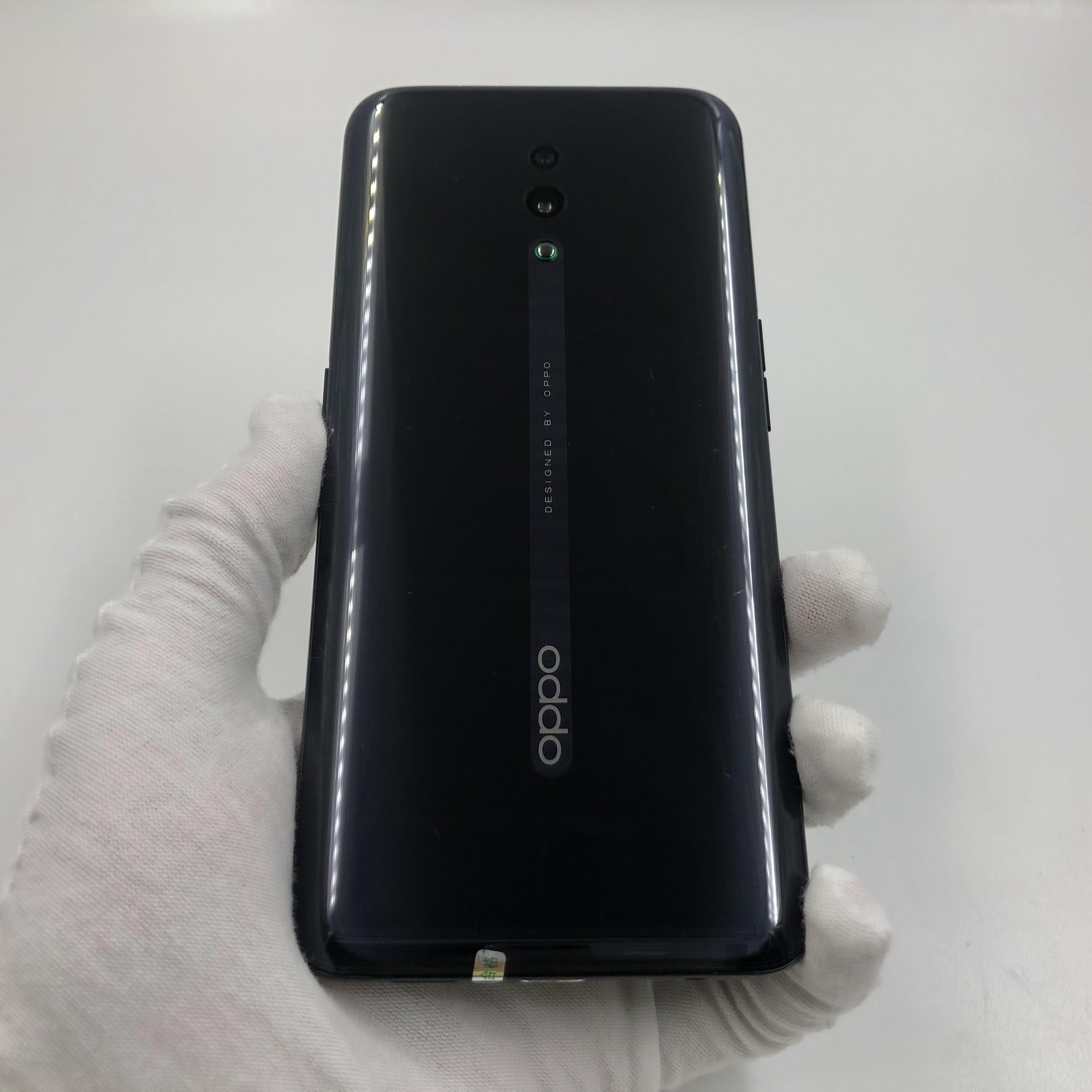 官方质检8成新及以下 极夜黑 8g/256g 国行 4g全网通 oppo reno