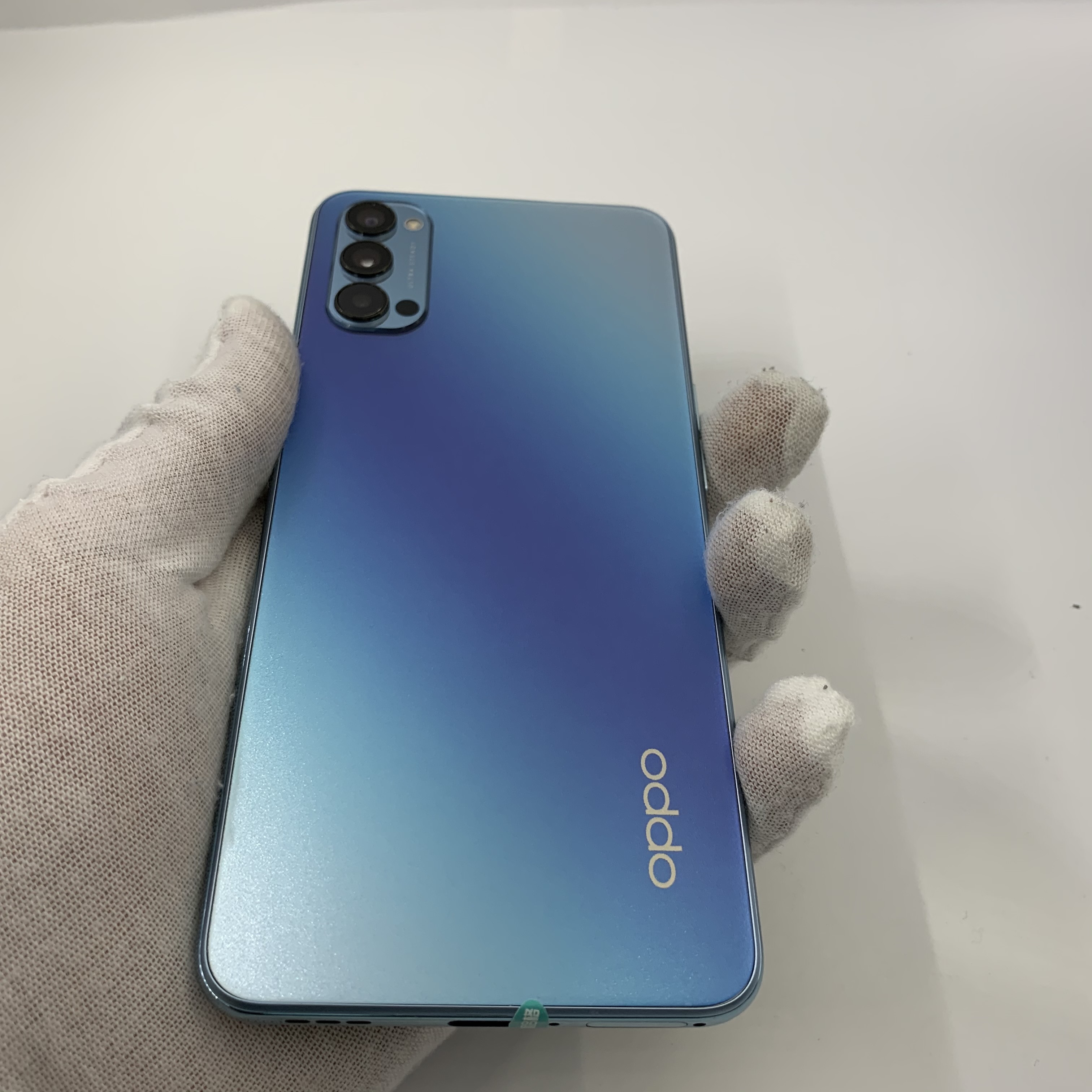 官方质检99成新 5g全网通 晶钻蓝 8g/128g 国行 oppo reno4 5g