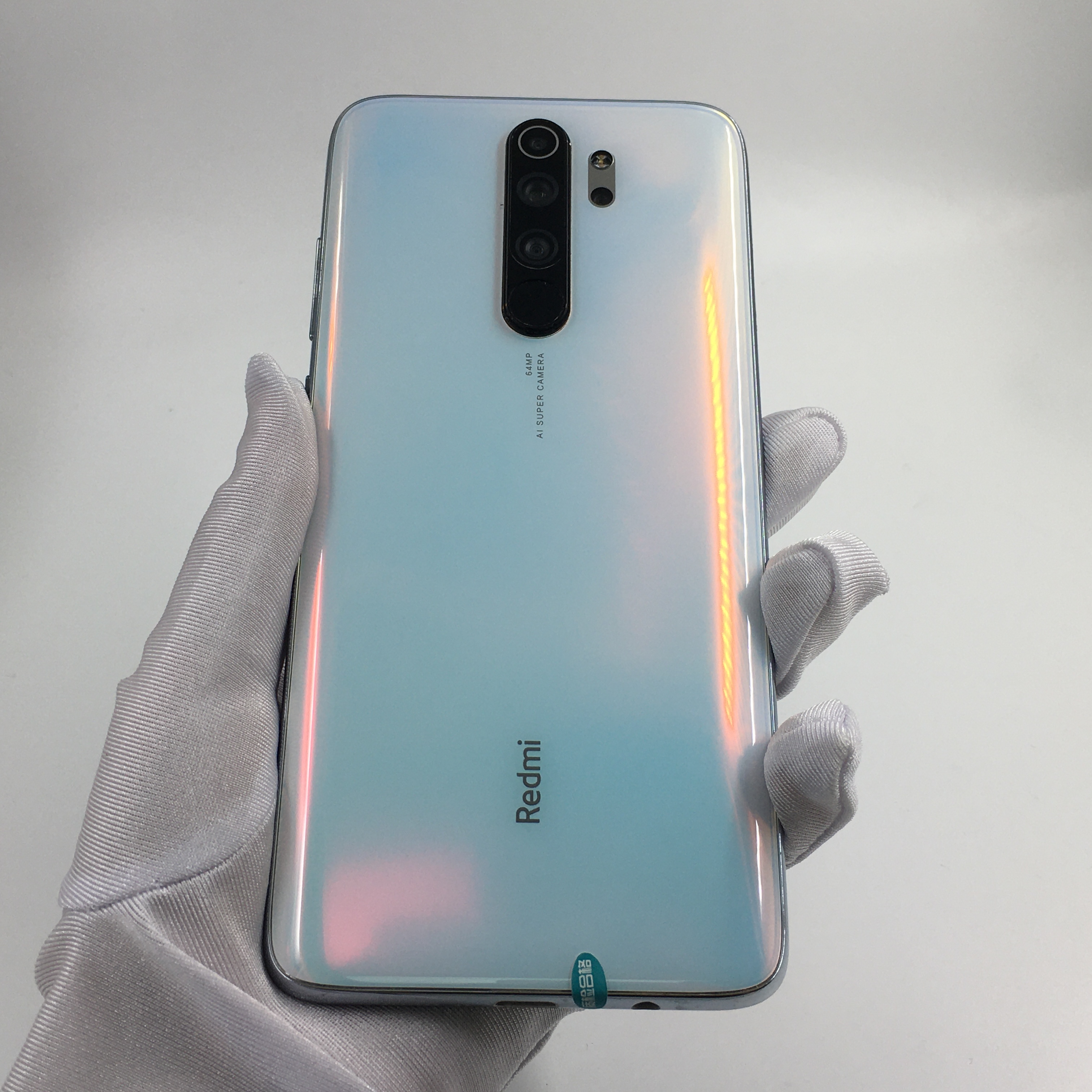 官方质检9成新 6g/64g 国行 贝母白 4g全网通 小米 redmi note 8 pro