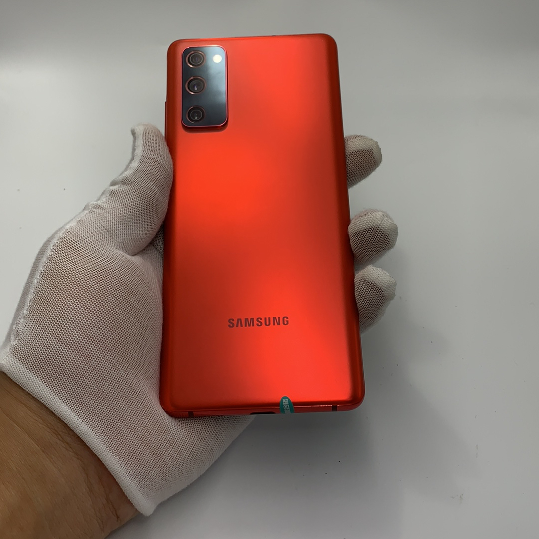 官方质检95成新 灵感红 8g/256g 国行 5g全网通 三星 galaxy s20 fe