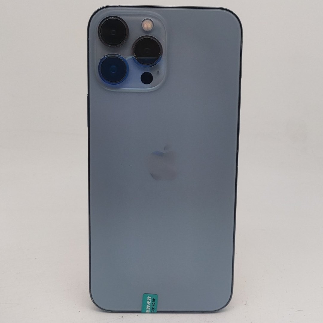 苹果【iPhone 13 Pro Max】5G全网通 远峰蓝色 128G 国行 8成新 
