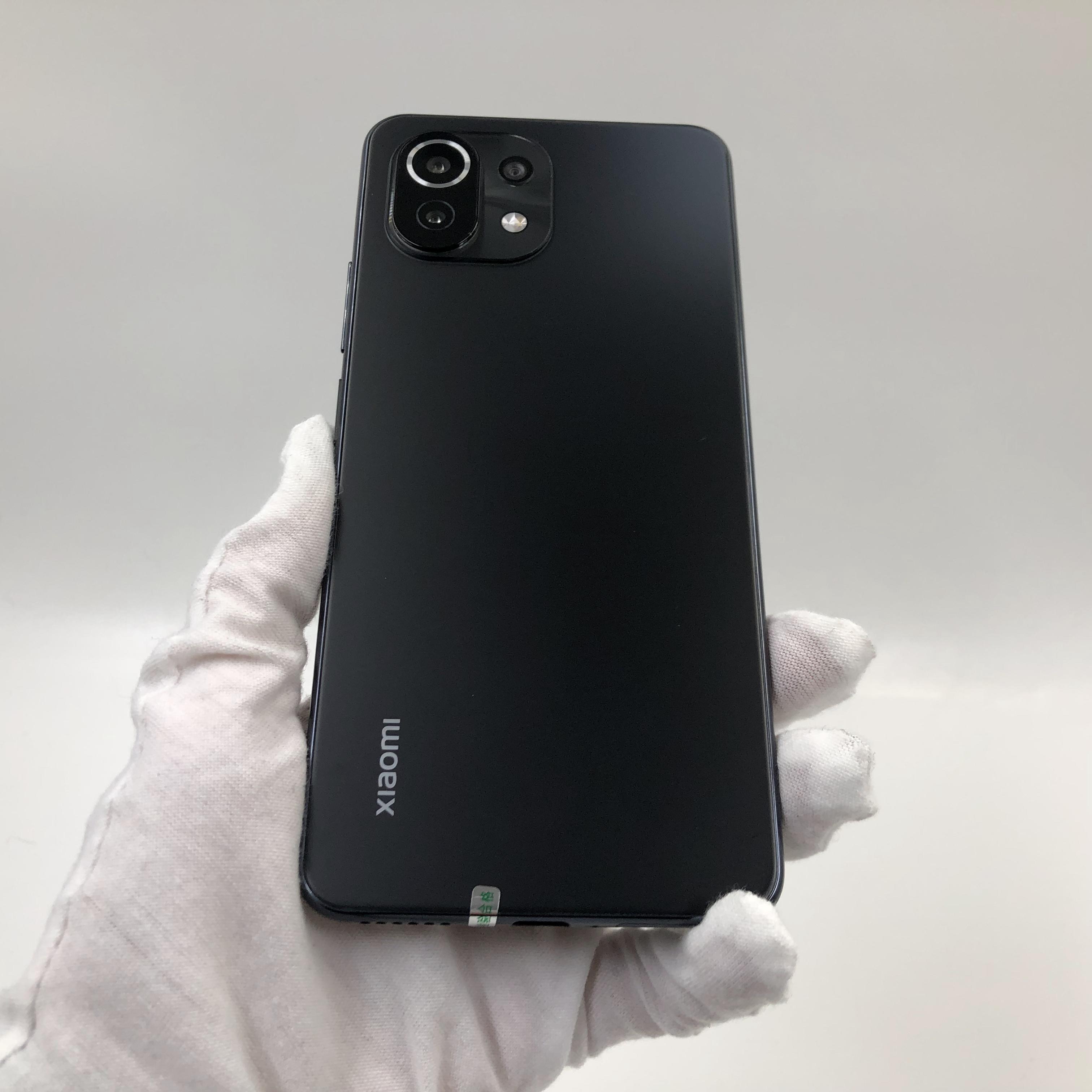 官方质检95成新 5g全网通 8g/256g 国行 冰峰黑提 小米 小米11 青春