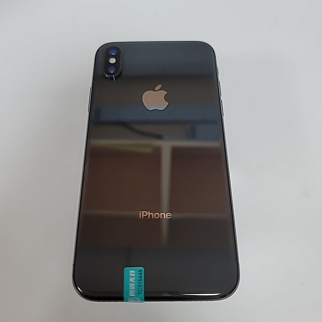 苹果【iPhone X】4G全网通 深空灰 64G 国行 95新 