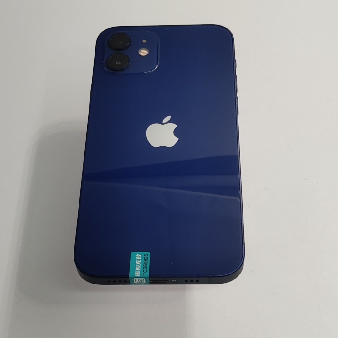 苹果【iPhone 12】5G全网通 蓝色 256G 国行 95新 