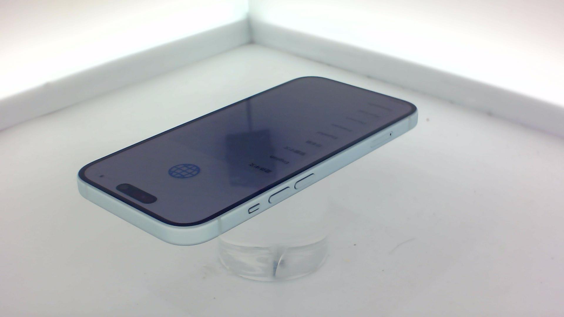 苹果【iPhone 15】5G全网通 蓝色 256G 国行 9成新 