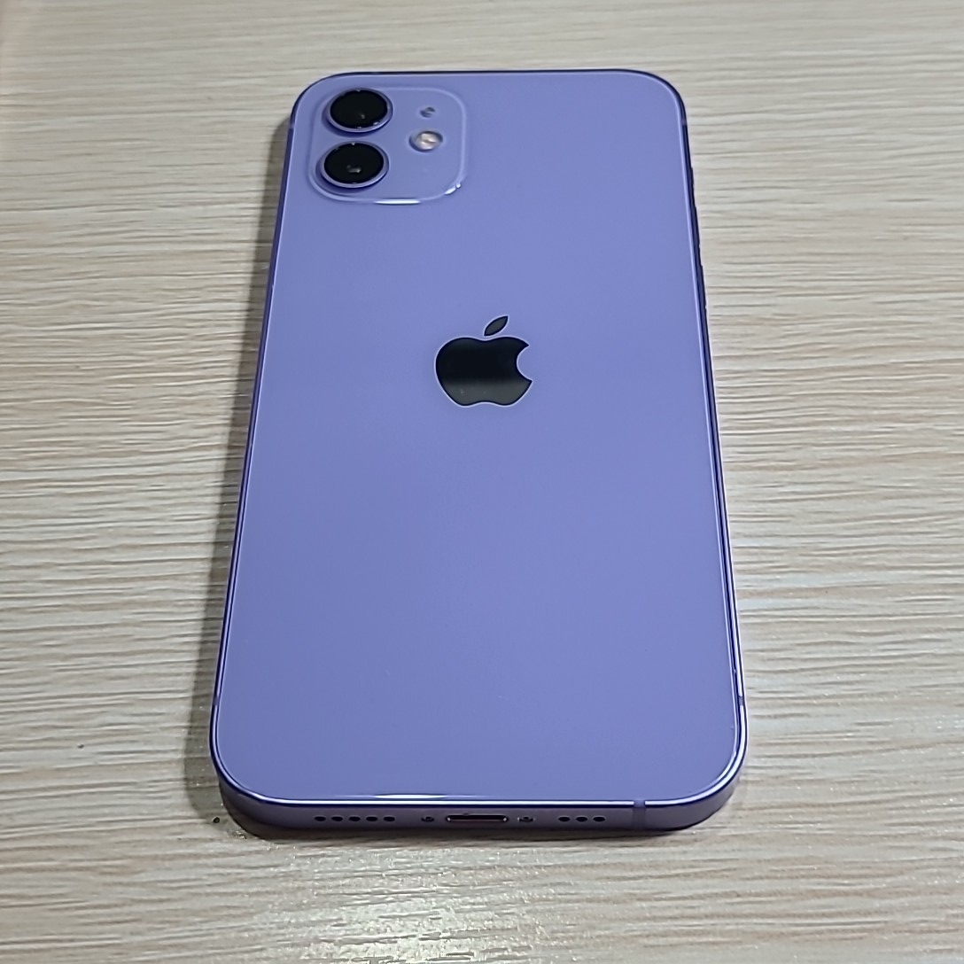 苹果【iPhone 12】5G全网通 紫色 128G 国行 9成新 