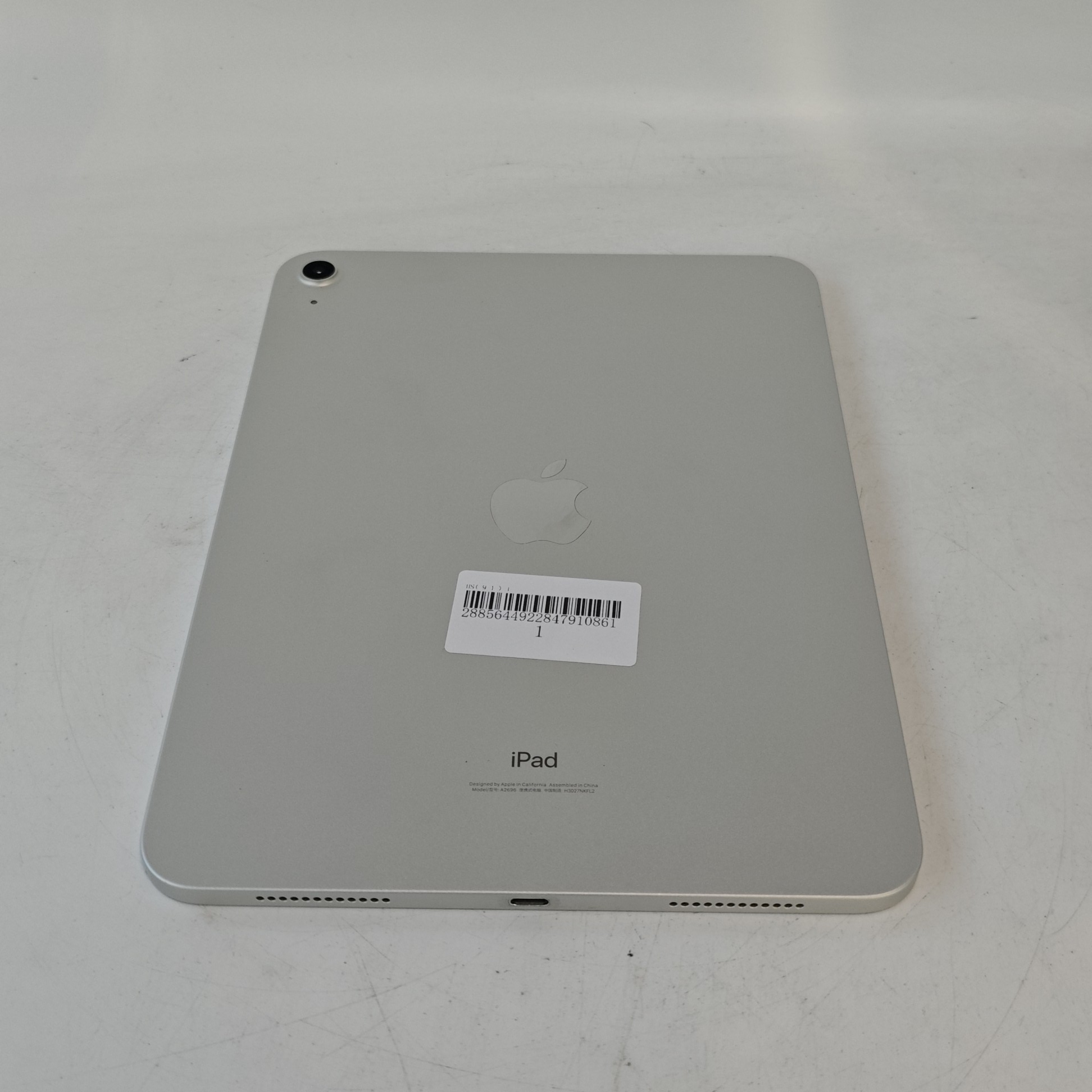 苹果【iPad10 10.9英寸 22款】WIFI版 银色 64G 国行 9成新 