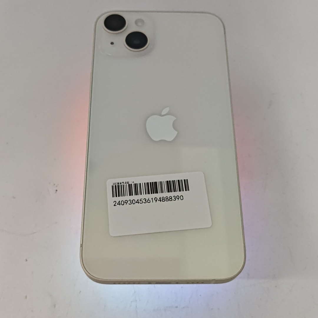 苹果【iPhone 14 Plus】5G全网通 星光色 512G 国行 99新 