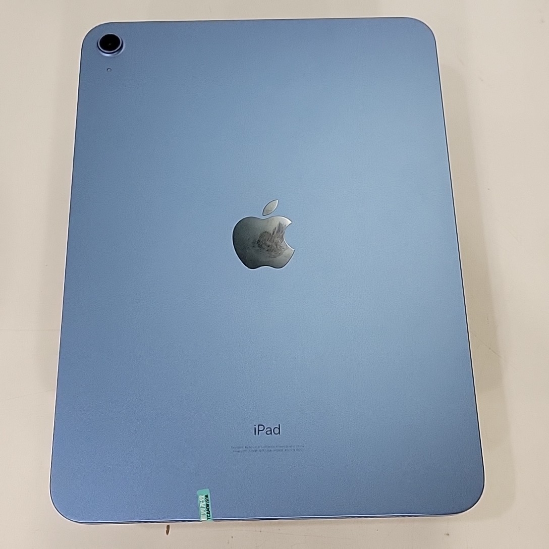 苹果【iPad10 10.9英寸 22款】WIFI版 蓝色 64G 国行 95新 
