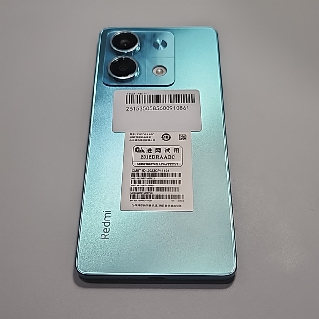 小米【Redmi Note 13】5G全网通 时光蓝 8G/256G 国行 99新 