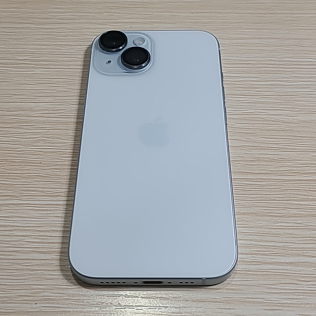 苹果【iPhone 15】5G全网通 蓝色 128G 国行 9成新 