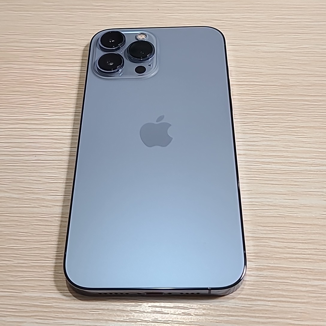苹果【iPhone 13 Pro Max】5G全网通 远峰蓝色 128G 国行 99新 