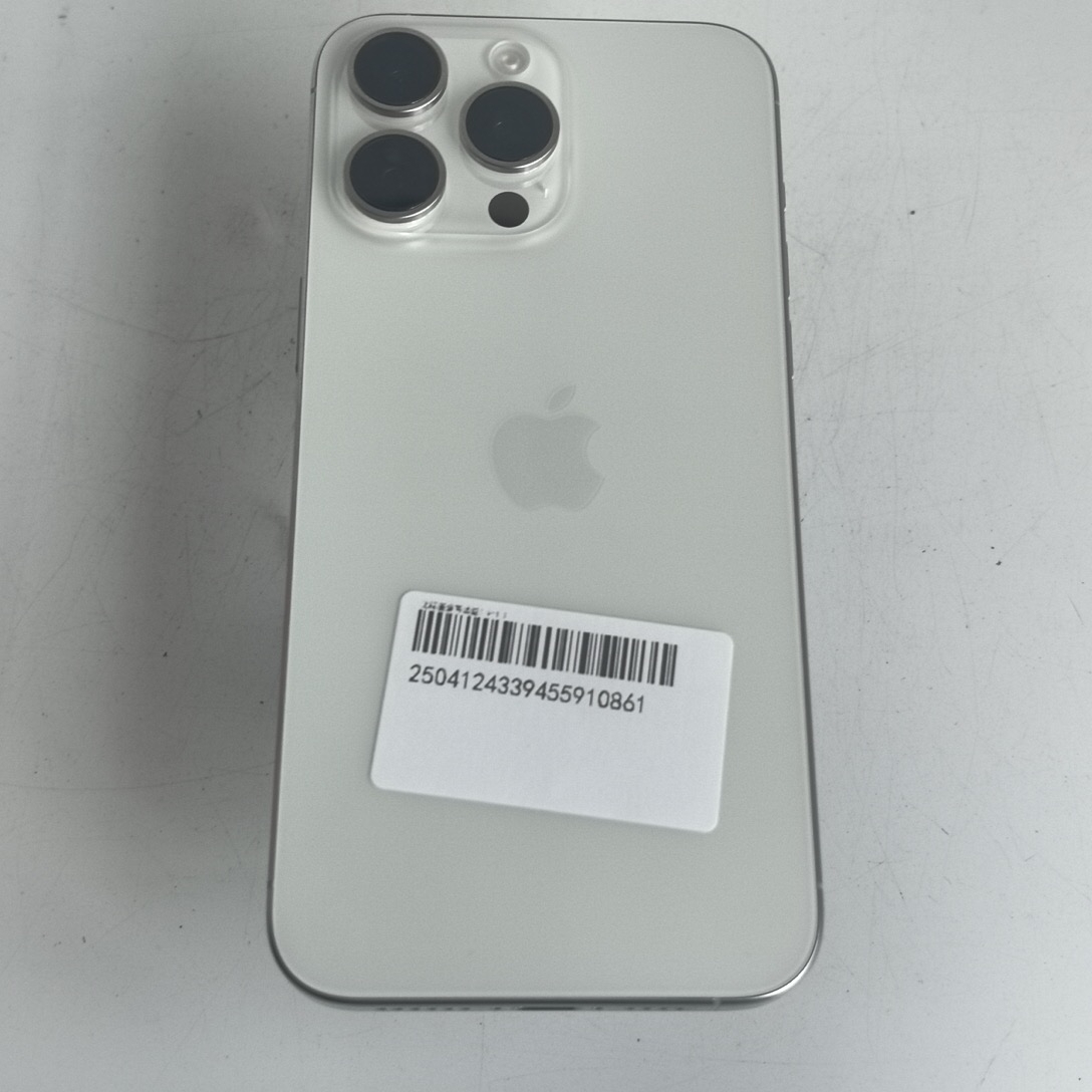 苹果【iPhone 15 Pro Max】5G全网通 白色钛金属 512G 国行 95新 