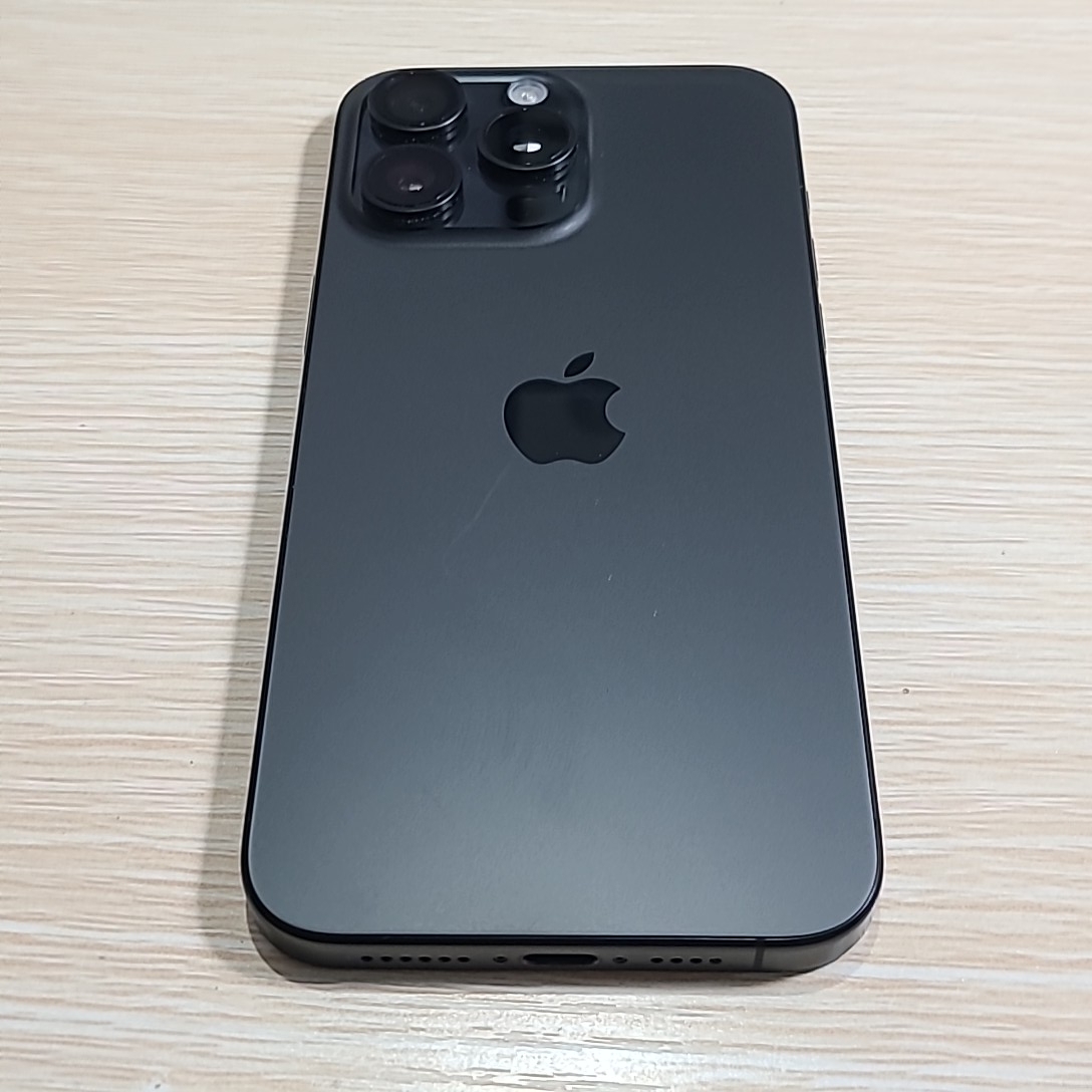 苹果【iPhone 15 Pro Max】5G全网通 黑色钛金属 256G 国行 99新 