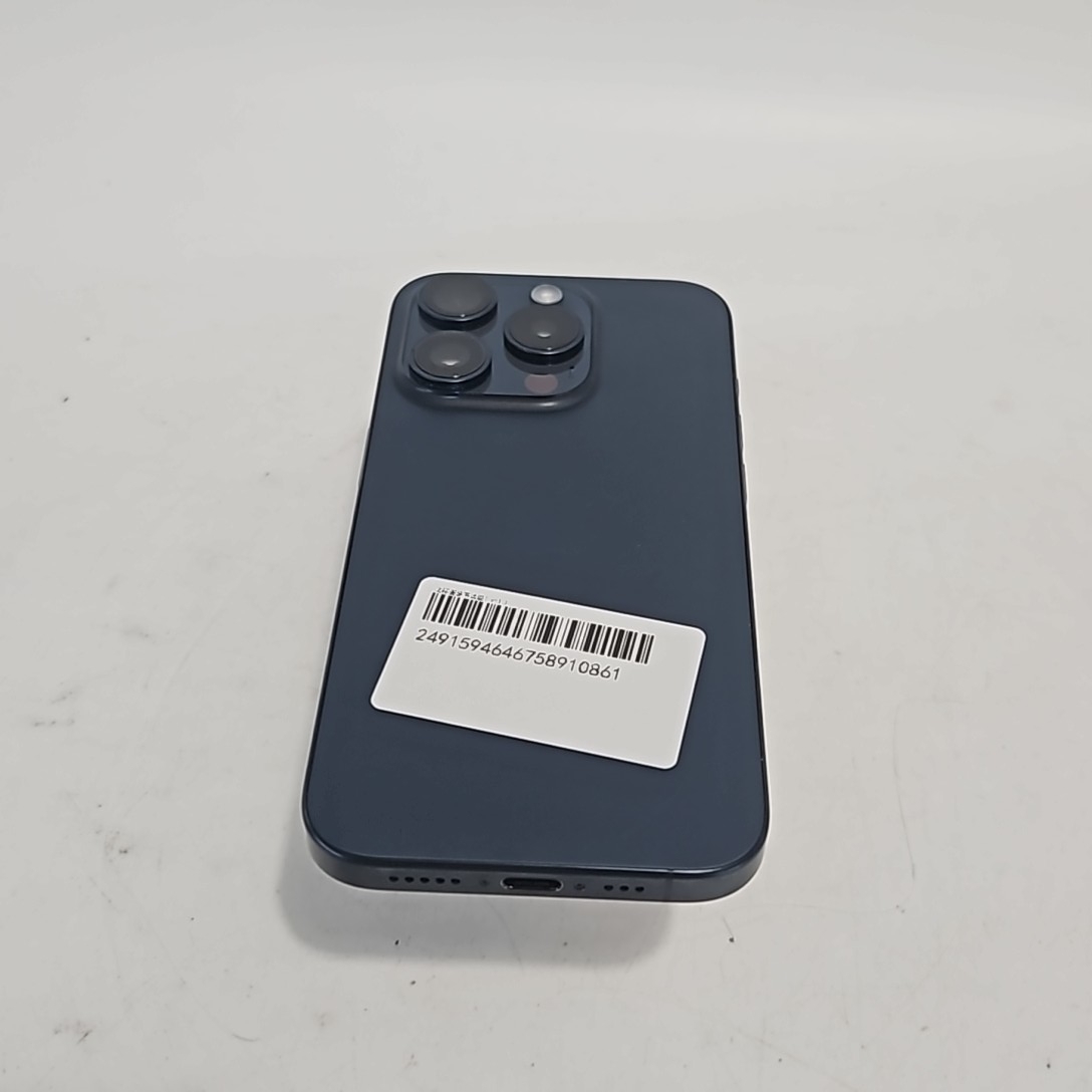 苹果【iPhone 15 Pro】5G全网通 蓝色钛金属 256G 国行 99新 
