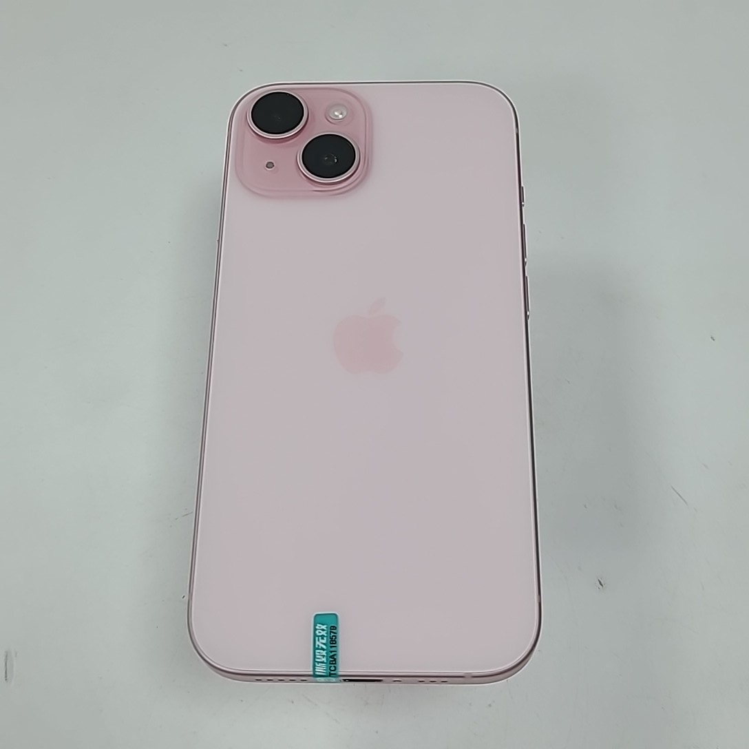 苹果【iPhone 15】5G全网通 粉色 256G 国行 99新 