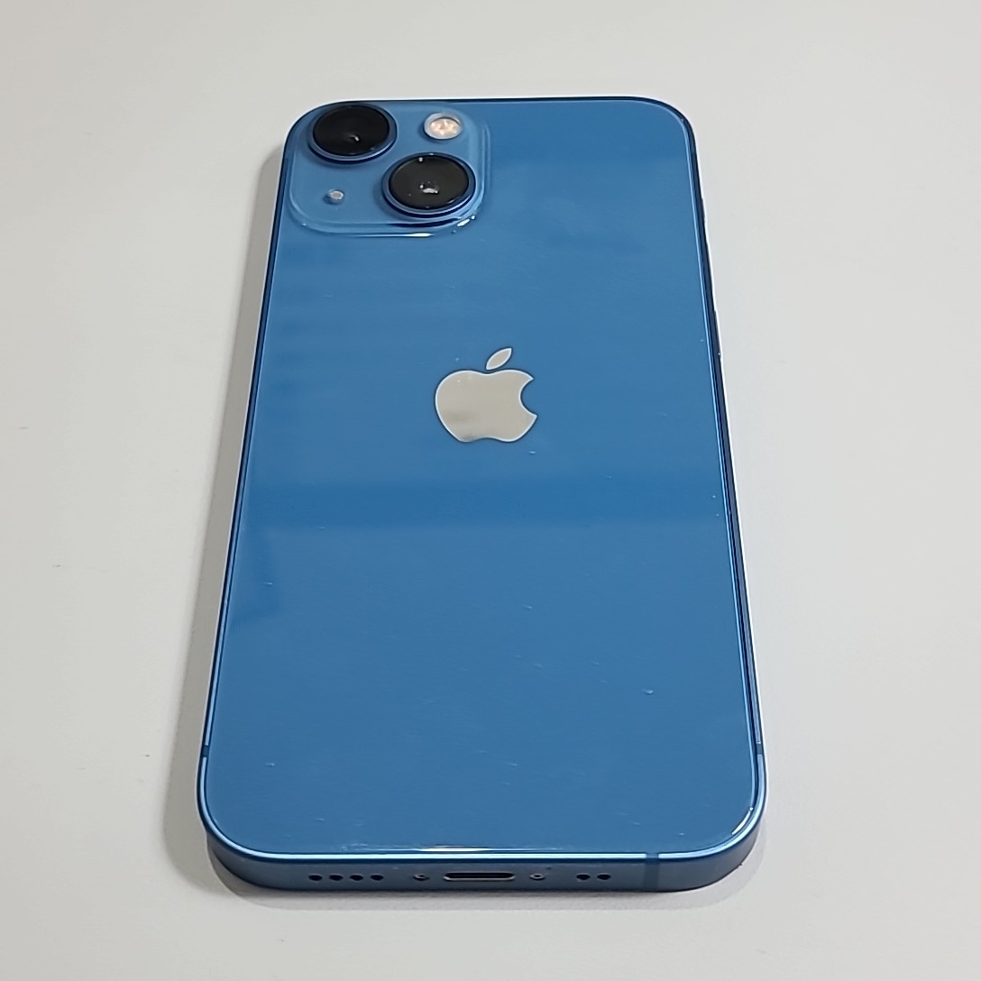 苹果【iPhone 13 mini】5G全网通 蓝色 128G 国行 8成新 