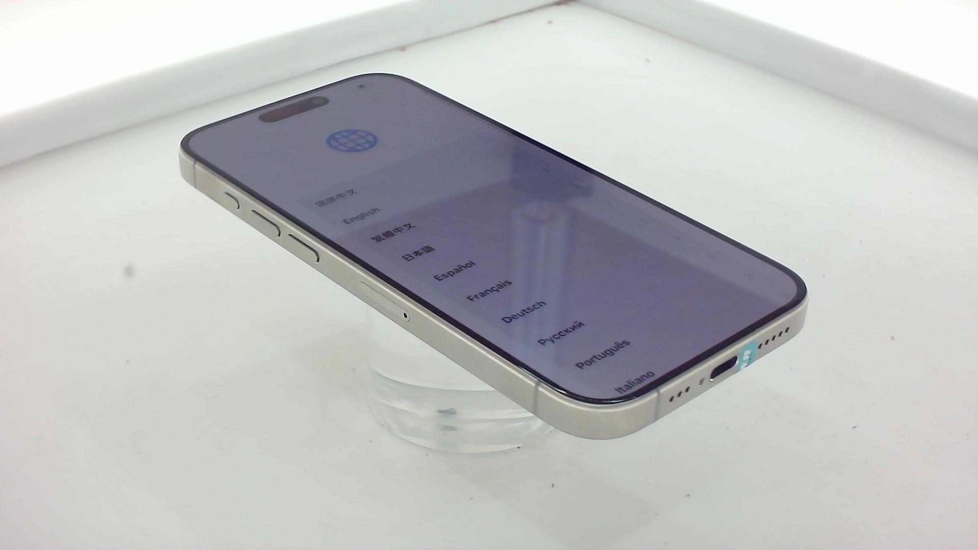 苹果【iPhone 15 Pro】5G全网通 原色钛金属 128G 国行 95新 