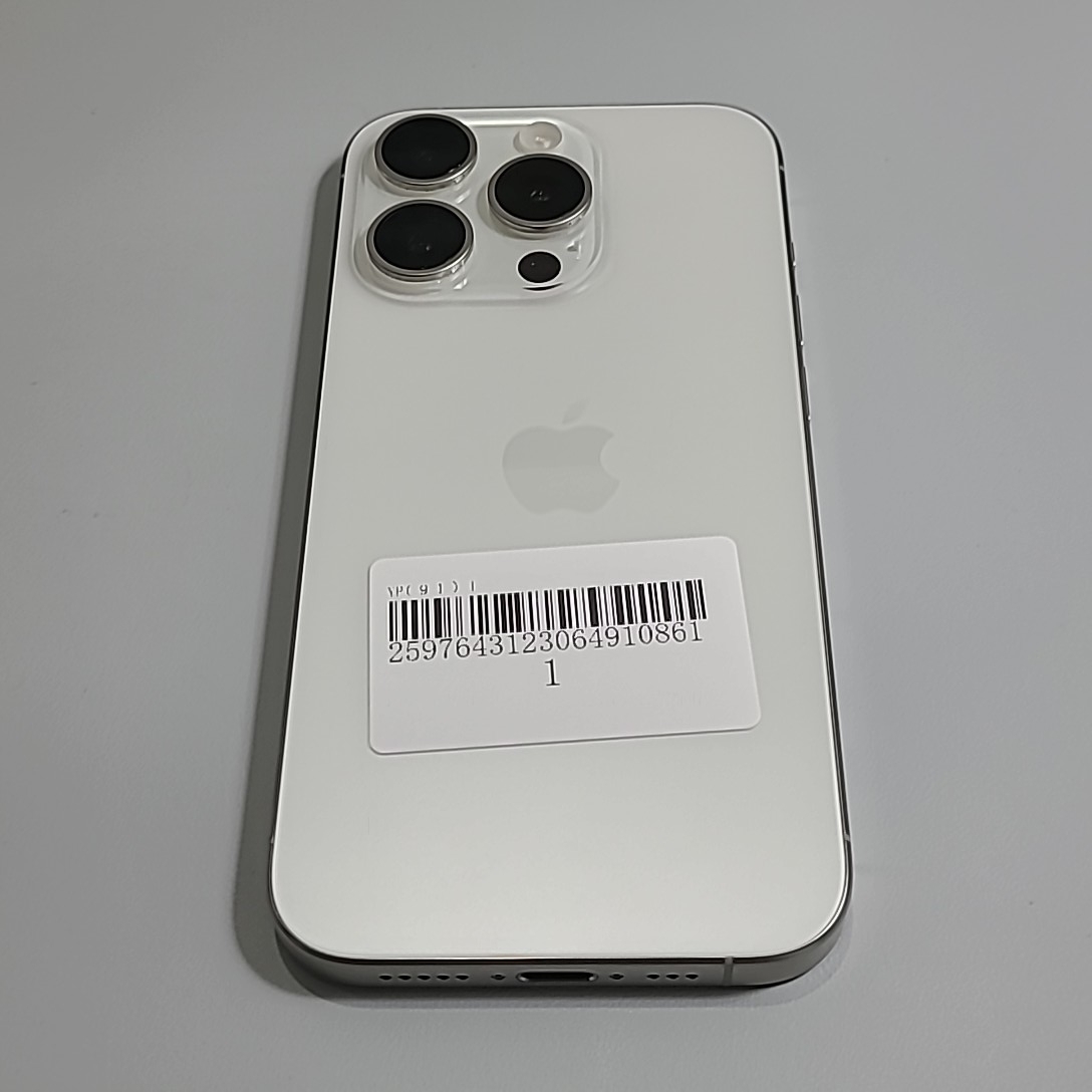苹果【iPhone 15 Pro】5G全网通 白色钛金属 512G 国行 99新 