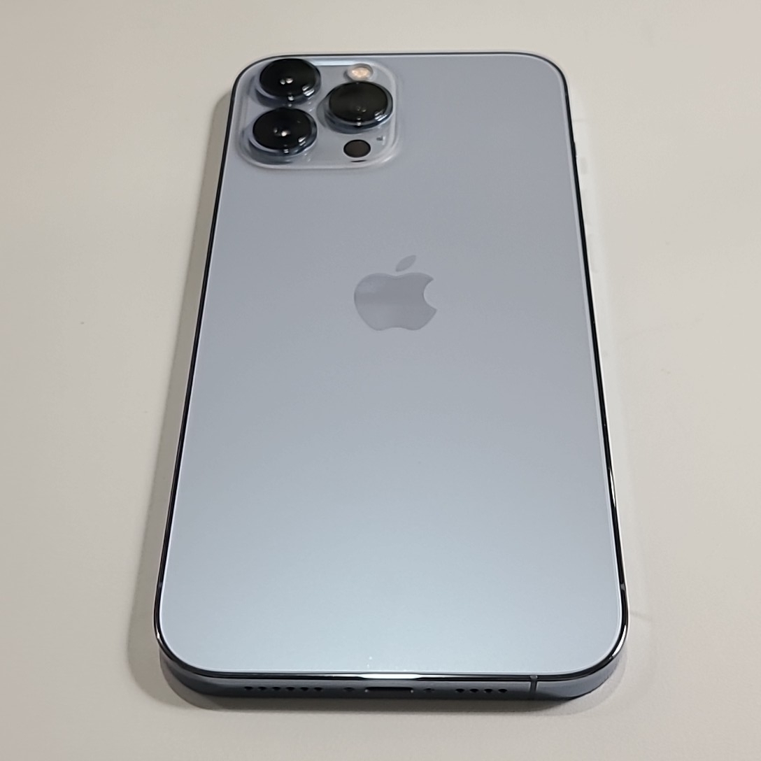 苹果【iPhone 13 Pro Max】5G全网通 远峰蓝色 256G 国行 99新 