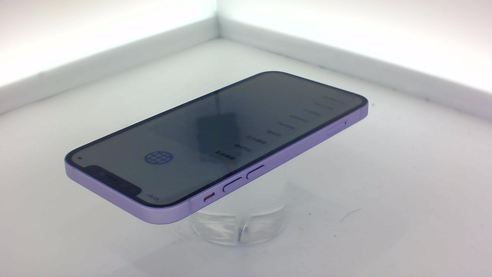 苹果【iPhone 12】5G全网通 紫色 128G 国行 95新 